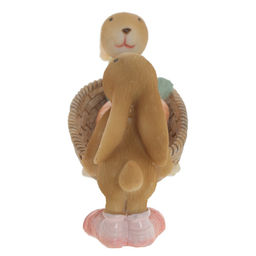 Фигурка декоративная "Зайцы", L13 W5 H7 см