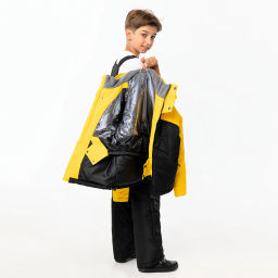 RODOS Утеплённый костюм М-228д Чёрный/Жёлтый