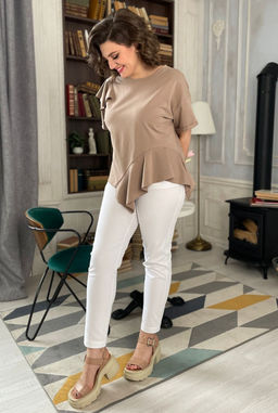 Блуза Rumoda 2122 капучино  фото 6