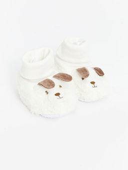 K?pek G?r?n?ml? Erkek Bebek ?orapl? Ev Ayakkab?s?