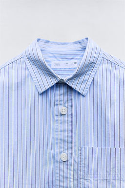 STRIPED SHIRT WITH POCKETS - Zara фото 4