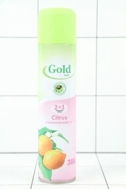 GOLD WIND освежитель воздуха 300мл Цитрус (Citrus)