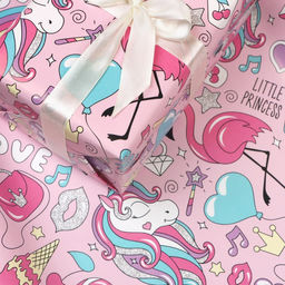 Набор упаковочной бумаги глянцевая Нежность 50 70 см ,2 листа - UPAK LAND фото 7