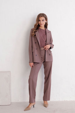 12097 Костюм брючный в цвете какао - Martichelli фото 8