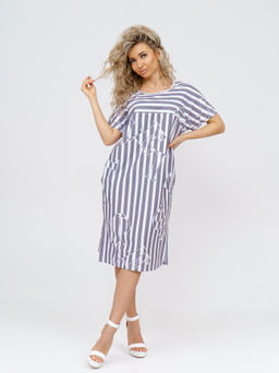 947 Платье "Серый"