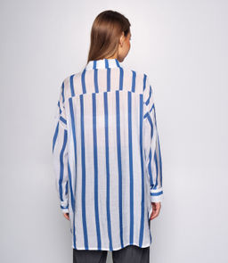 Рубашка #КТ21020 (1), синий - Dommod фото 3