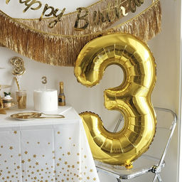 Воздушный шар фольгированный 40" «Цифра 3»