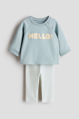 Conjunto de 2 piezas en algod?n