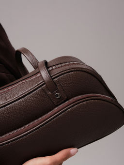 Кожаная сумка Roxy DBR 31186 коричневый торф  фото 8