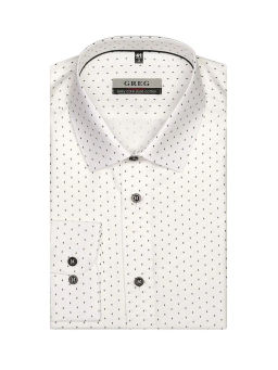 Сорочка мужская длинный рукав GREG 133/231/1748/ZV/1p