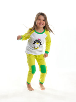 Пижама для девочки UD 1159 салатовый