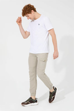 U. S. Polo Assn / Мужские брюки цвета хаки из плотной ткани - U.s. polo assn фото 3