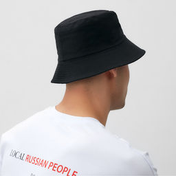 Панама двусторонняя унисекс MINAKU, цвет белый, чёрный, размер 56-58