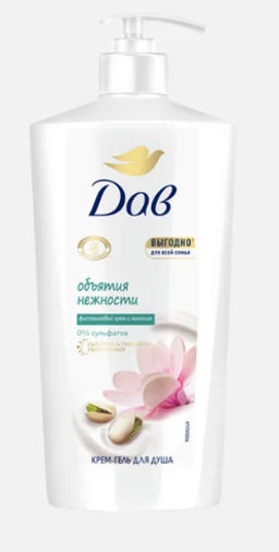 ДАВ д/душа гель-крем 610мл Фисташковый крем и Магнолия