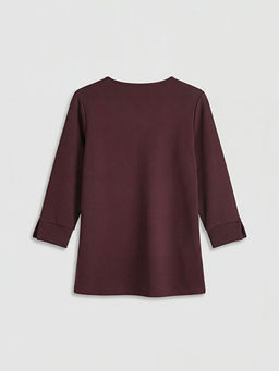 Bisiklet Yaka Soft Touch Bluz