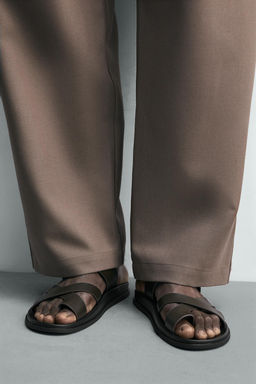 SANDALIA TIRAS / Verde agua