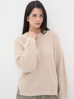 Джемпер женский 7232-40223. 600179 ваниль