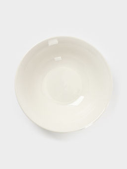 Тарелки глубокие Доляна White Label, набор 4 шт., 500 мл, фарфор, белые