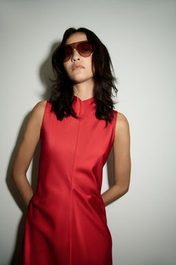 ZW COLLECTION SATIN DRESS - Zara фото 5