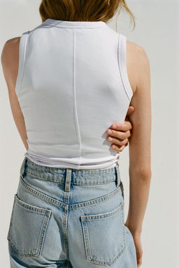 RIBBED TOP - Zara фото 32