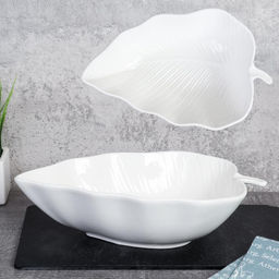 Салатник Лист 25,7*17,3 см, фарфор арт. А12-29 (748522)