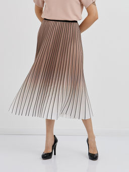 плиссированная юбка с эффектом градиент в бежевых тонах - Glenfield фото 7