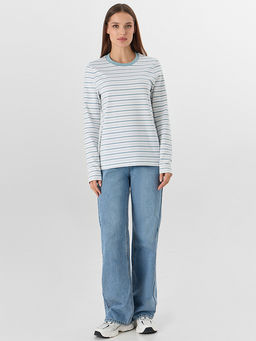 Джемпер женский в полоску