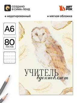 Цена за 2 шт. Ежедневник недатированный, А6, 80 л., мягкая обложка Золотой учитель