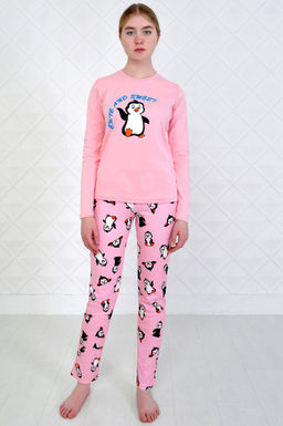 Арт. 4560 Пижама с брюками 46-52 (4 шт) Цвет:розовый - Калинка фото 4