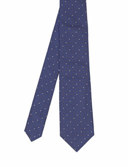 Коричневый шелковый галстук - Cacharel фото 3