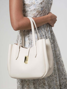 Кожаная сумка Sophie DBR 31059 светлый крем фото 3