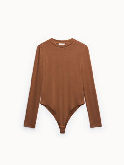 Боди с длинным рукавом из вискозы ZR2609013403-63 / Zarina