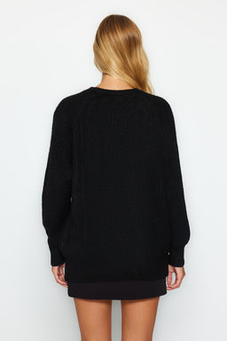 Ekru Yumusak Dokulu Mucevherli Triko Kazak TWOAW24KZ00685 - Trendyolmilla фото 11