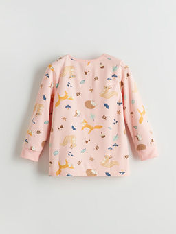Desenli K?z ?ocuk Pijama ?st