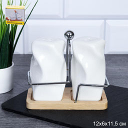 Набор для специй 2 предмета / UK-587 /уп 48/ на деревянной подставке - Галеонтрейд фото 18