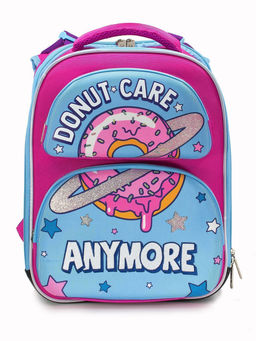Рюкзак Schoolformat ERGONOMIC 2Е Donut worry 17 л голуб. 38х29х18 жестк. каркас 2 отд. молния д/девочек
