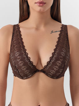 Бюстгальтер женский t-shirt коричневый