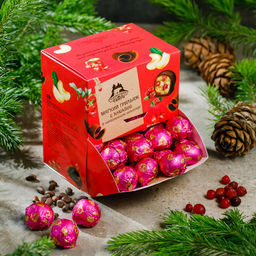 Мягкий грильяж из кешью с клюквой, шоу-бокс, 700 гр