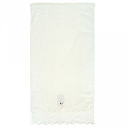 Полотенце махровое "Утренняя роза" 50х90см, хлопок 100%, молочный (Китай)