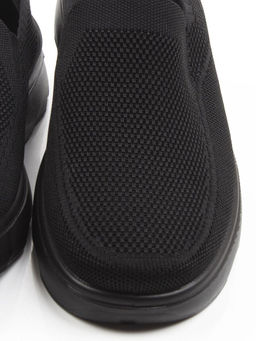 05-TEX-D03-07 BLACK Полуботинки спортивные летние мужские (текстиль)