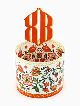 Цена за 3 шт. Форма ободок для кулича ХВ, на Пасху, 41.6?18.7 см