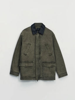 Куртка с контрастным воротником / Zarina