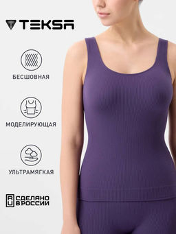 TEKSA WLT 001 Майка женская plum