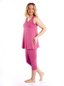 Костюм женский вискоза с бриджами ИРМА БРУСНИКА - Domtrik фото 2