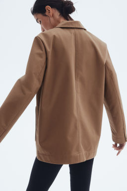 Chaqueta oversize de sarga - H&m фото 4
