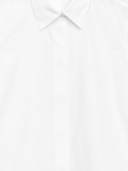 Camisa de popelina de corte regular fit - H&m фото 4