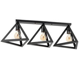 Светильник «Пирамида» 3хE27 40 Вт черный 80×21×20 см BayerLux