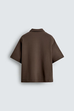 QUARTER ZIP POLO SHIRT - Zara фото 8