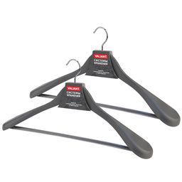 Набор вешалок дерев., 2 шт., с расшир. плеч., 44.5*23*5.8 см, JAPANESE WHITE, шт - Valiant фото 19