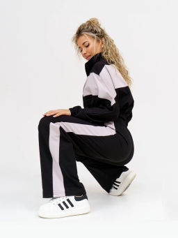 Костюм женский, цвет черный серый